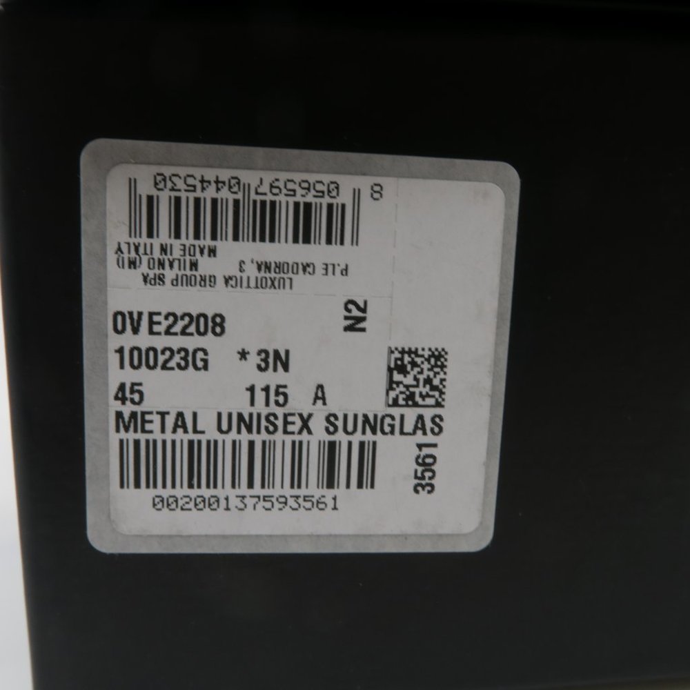 VERSACE MOD 2208 1002/3G Unisex Shield Rimless - Picture 8 of 8